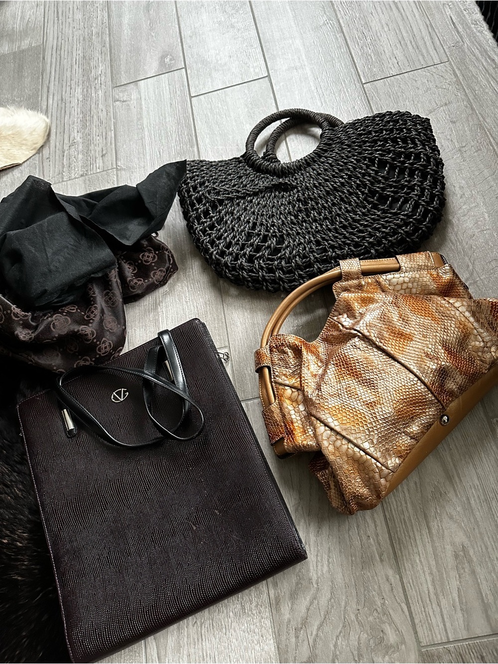 vintage bag bundle for 3/  made in Italy